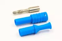 DIY Straight 4 mm Banana (male) Shrouded Plug